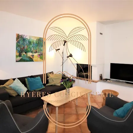 Willa La Quietude-villa T4 Costebelle Plage Almanarre By Hc