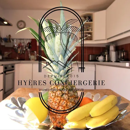 La Quietude-villa T4 Costebelle Plage Almanarre By Hc *
